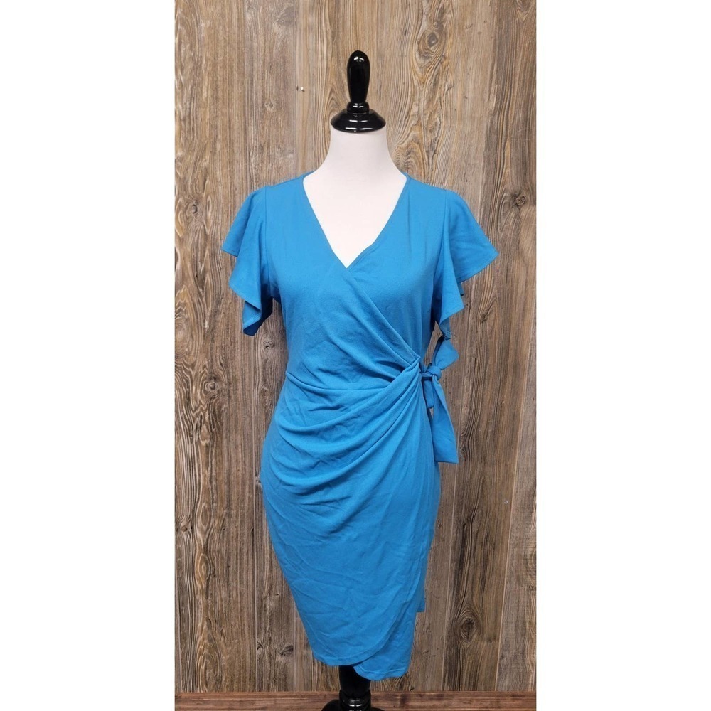 NWOT Blue tie Dress xl